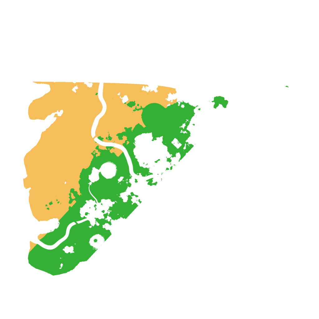 Biome Rust Map: Procedural Map, Size: 3500, Seed: 148831693