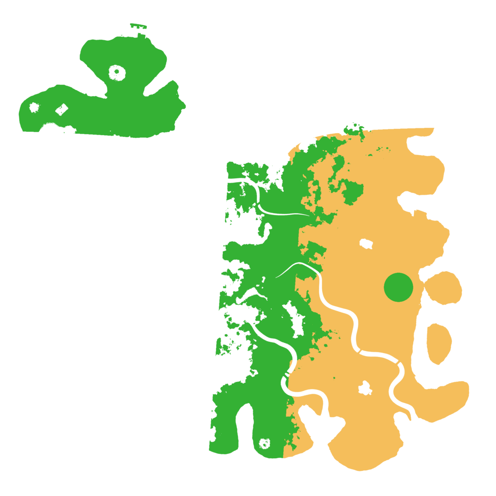 Biome Rust Map: Procedural Map, Size: 4500, Seed: 69876969