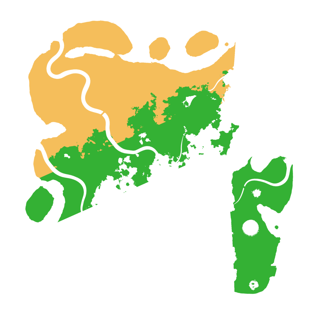 Biome Rust Map: Procedural Map, Size: 3500, Seed: 1891888987