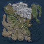 Thumbnail Rust Map: Procedural Map, Size: 4250, Seed: 1384870952, 17 Monuments