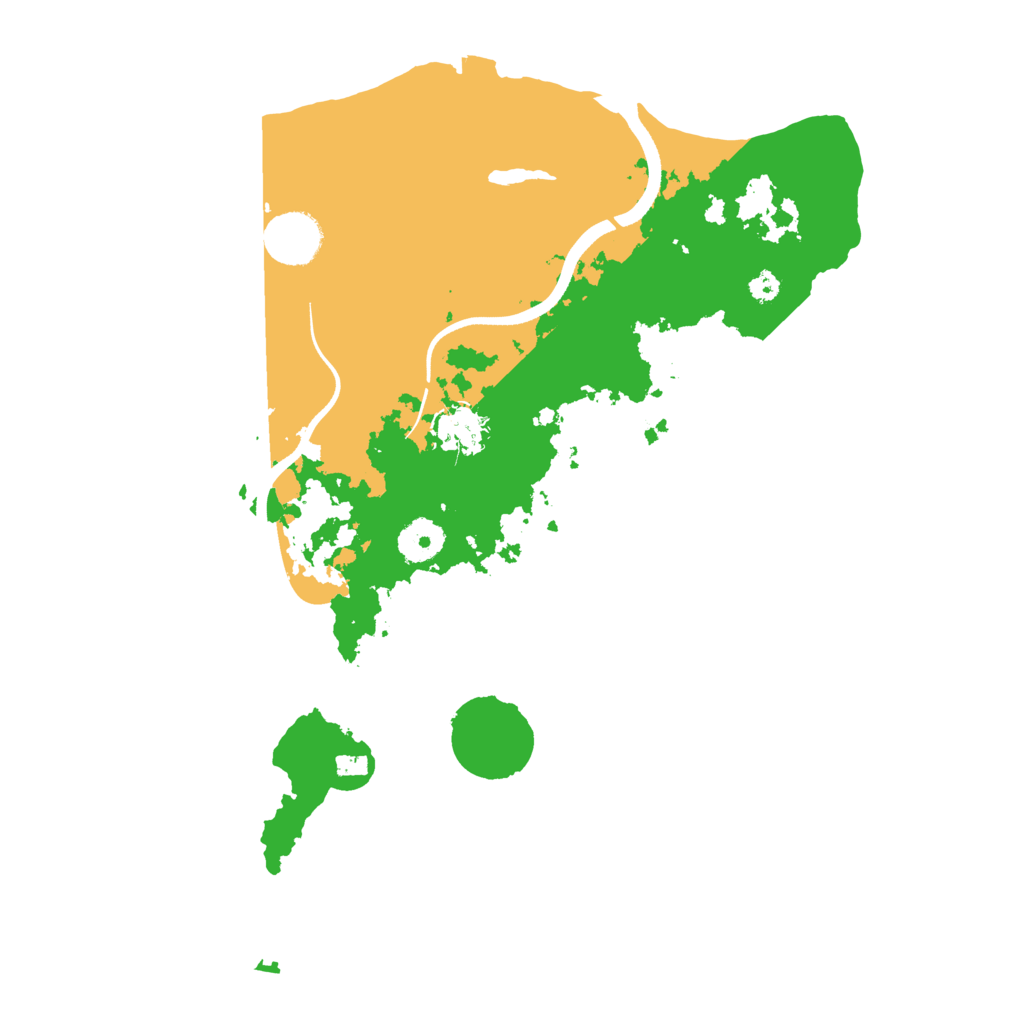 Biome Rust Map: Procedural Map, Size: 3500, Seed: 170503422