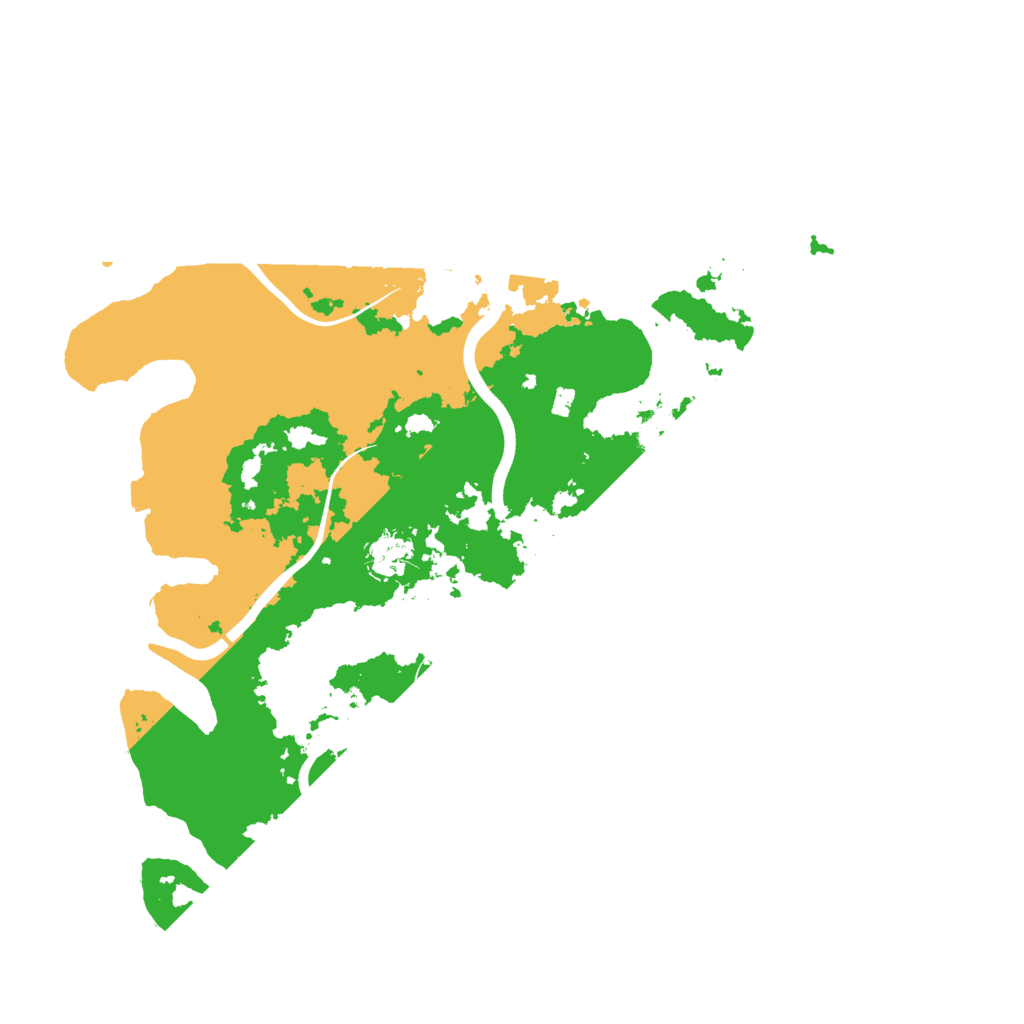 Biome Rust Map: Procedural Map, Size: 3850, Seed: 211893075