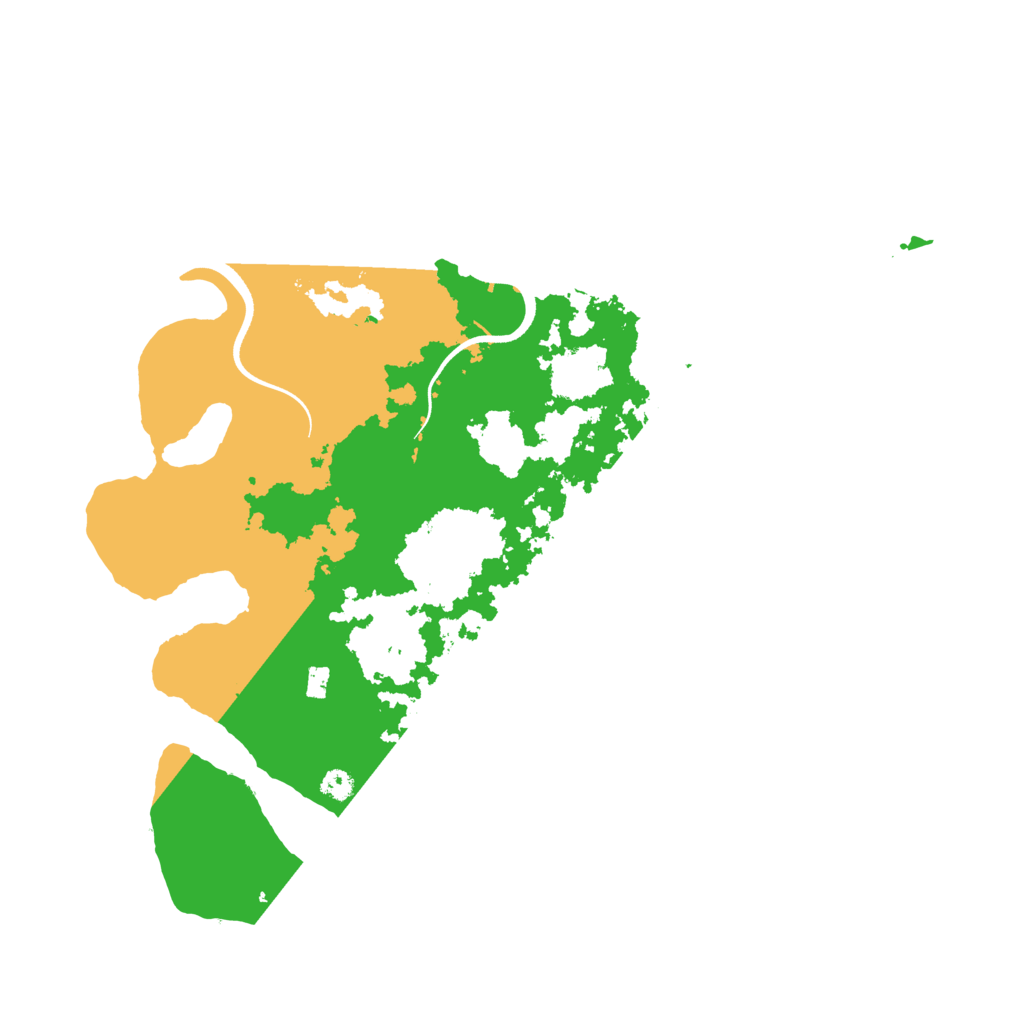 Biome Rust Map: Procedural Map, Size: 3500, Seed: 199941967