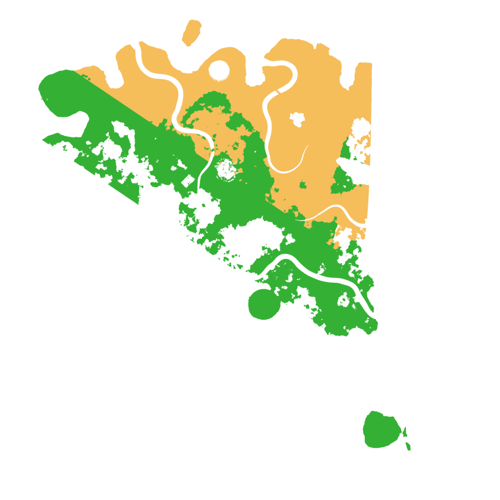 Biome Rust Map: Procedural Map, Size: 4300, Seed: 8052025