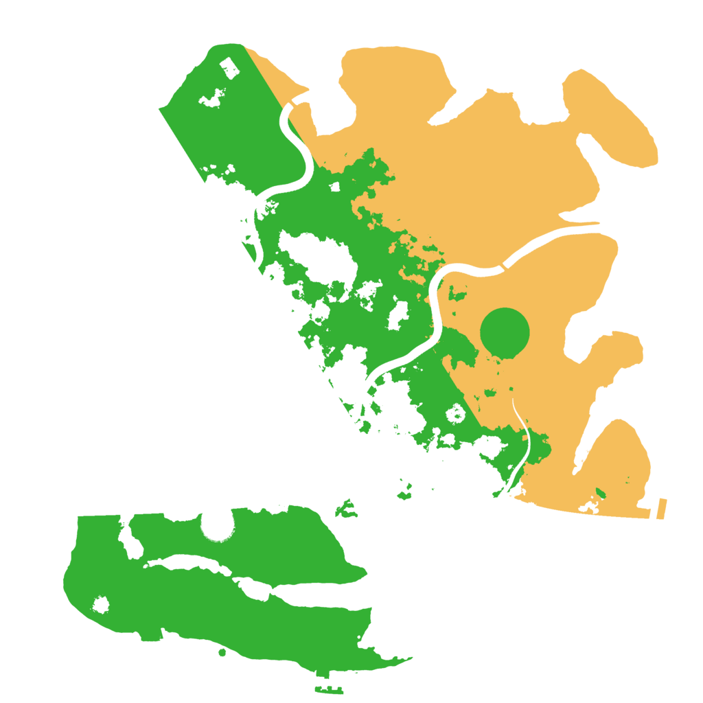 Biome Rust Map: Procedural Map, Size: 3750, Seed: 1929401126
