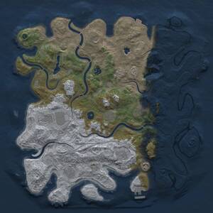 Thumbnail Rust Map: Procedural Map, Size: 4250, Seed: 8052025, 15 Monuments