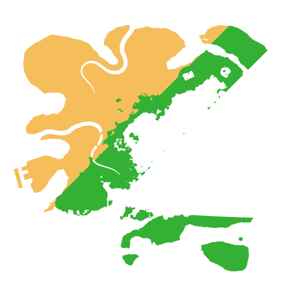 Biome Rust Map: Procedural Map, Size: 3000, Seed: 180647810