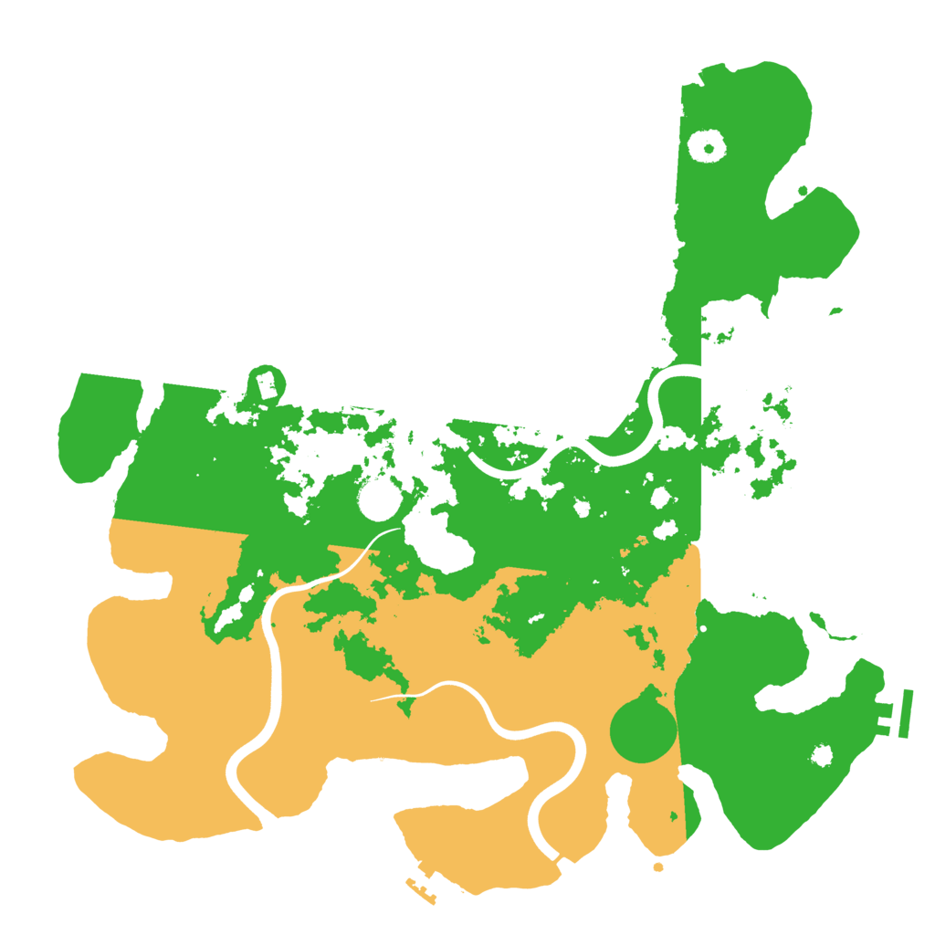 Biome Rust Map: Procedural Map, Size: 3900, Seed: 1094451027