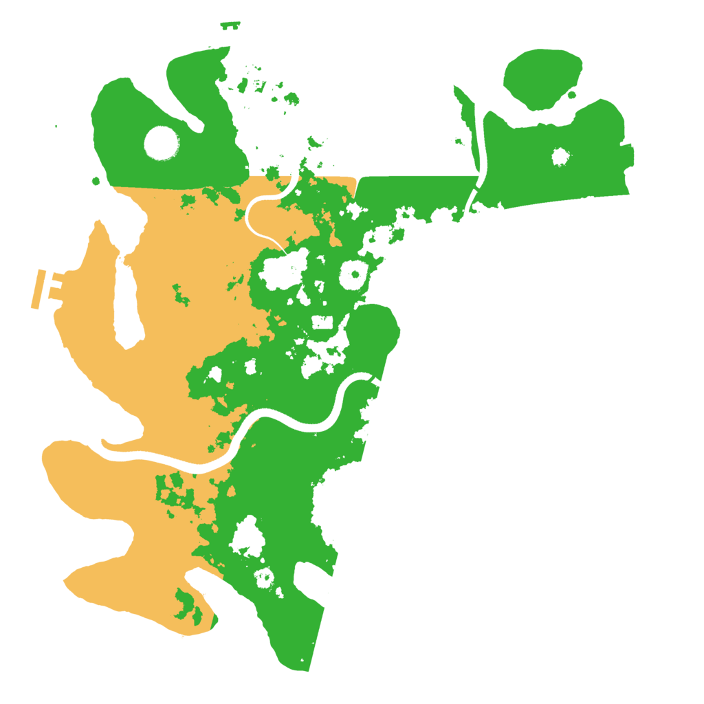 Biome Rust Map: Procedural Map, Size: 3600, Seed: 102124