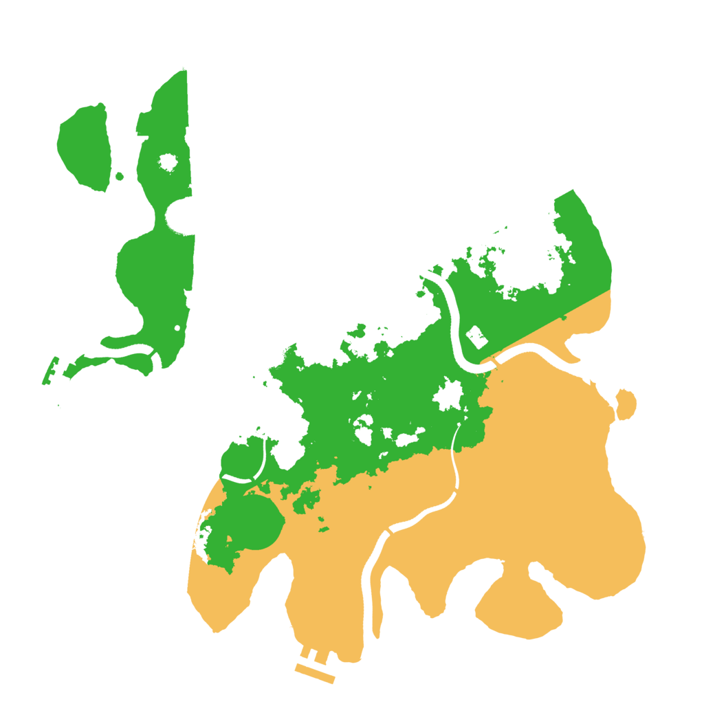 Biome Rust Map: Procedural Map, Size: 3500, Seed: 356748219
