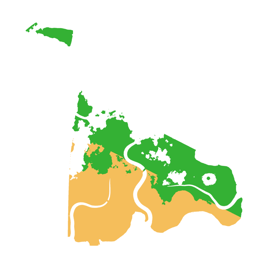 Biome Rust Map: Procedural Map, Size: 3000, Seed: 622613677