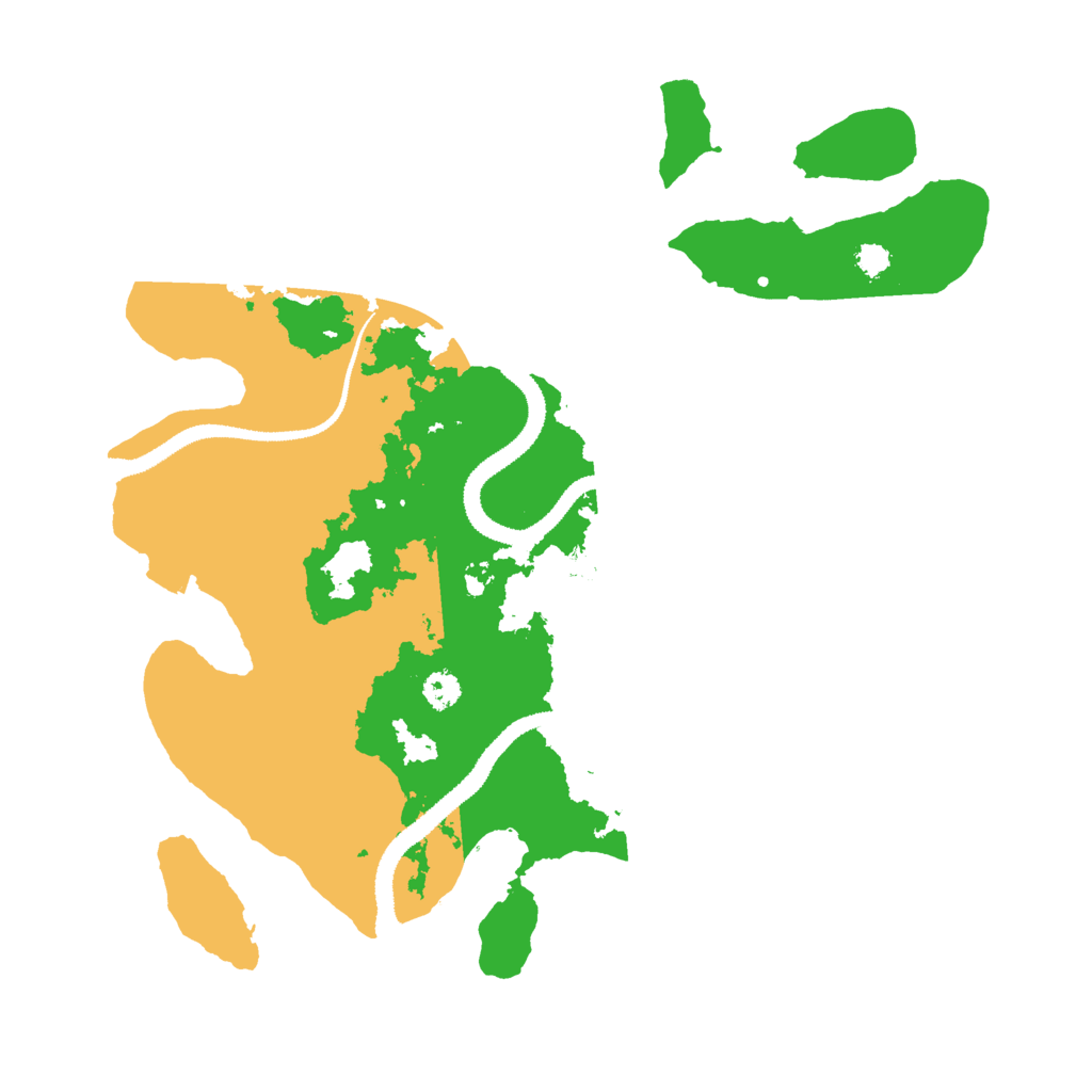 Biome Rust Map: Procedural Map, Size: 3000, Seed: 9572