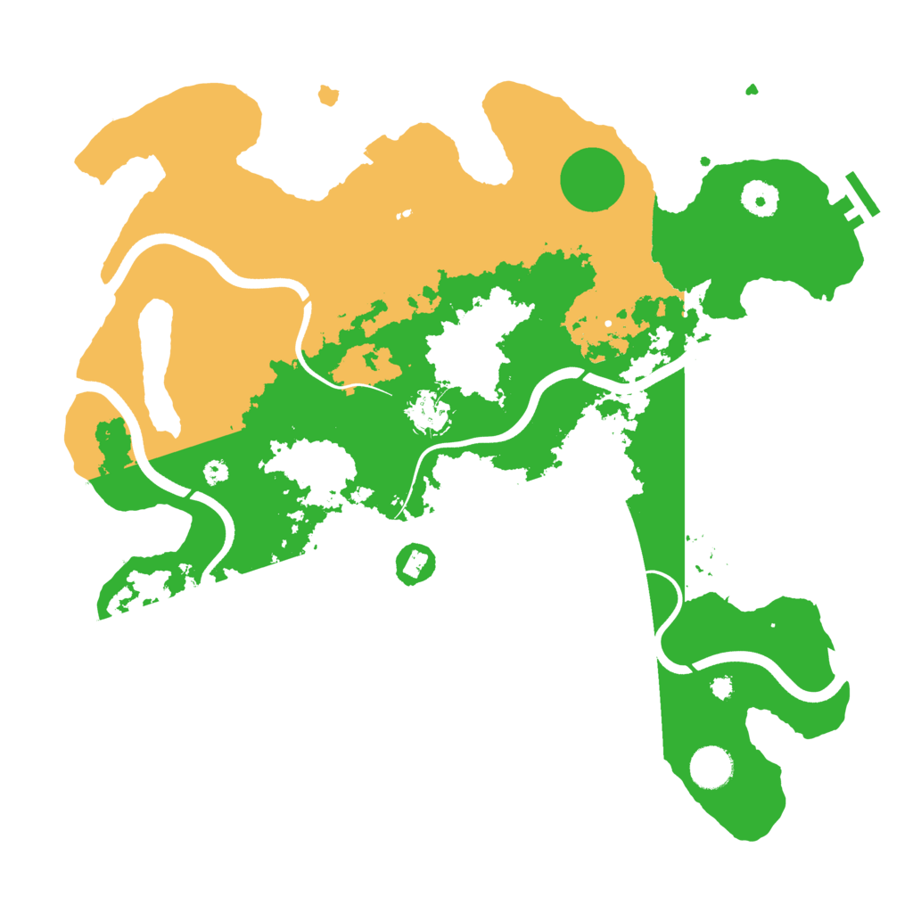 Biome Rust Map: Procedural Map, Size: 3750, Seed: 144020944