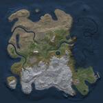 Thumbnail Rust Map: Procedural Map, Size: 3750, Seed: 144020944, 12 Monuments