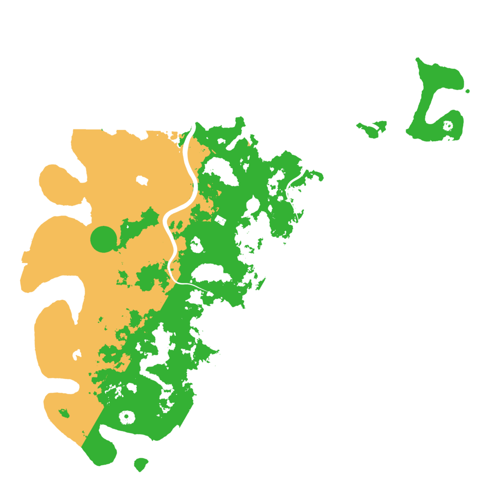 Biome Rust Map: Procedural Map, Size: 5000, Seed: 198086518