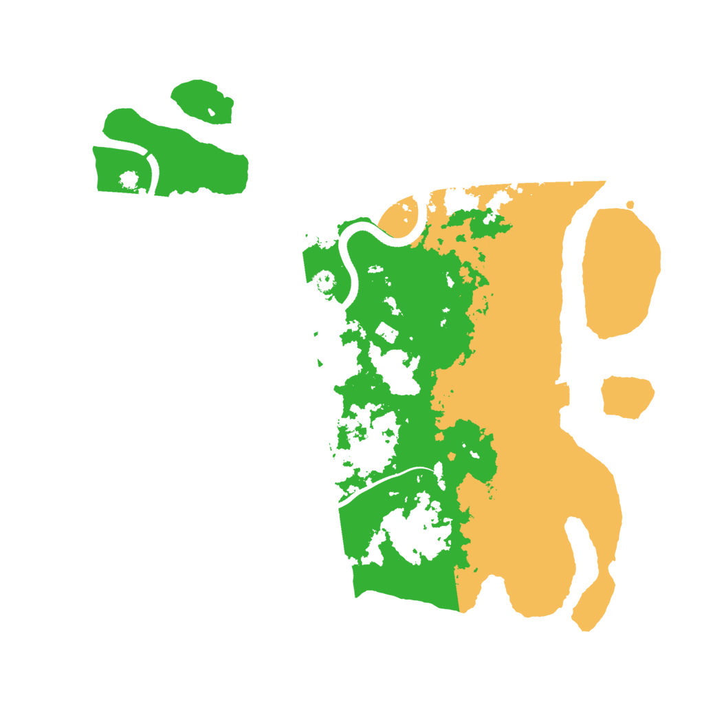Biome Rust Map: Procedural Map, Size: 3500, Seed: 2002795534