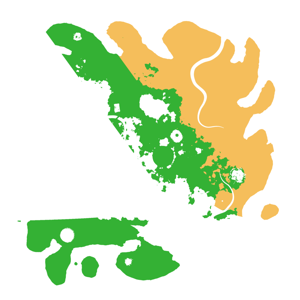 Biome Rust Map: Procedural Map, Size: 3750, Seed: 342640876