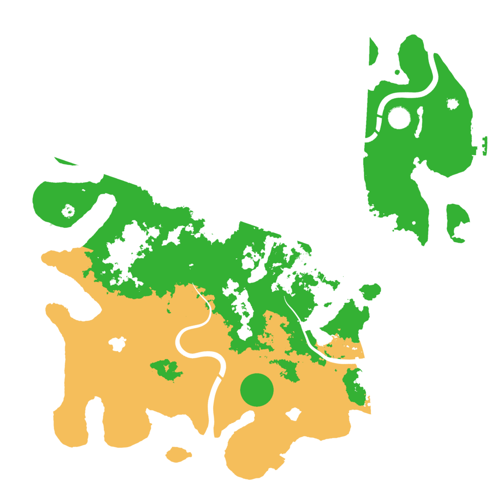 Biome Rust Map: Procedural Map, Size: 4000, Seed: 53921258