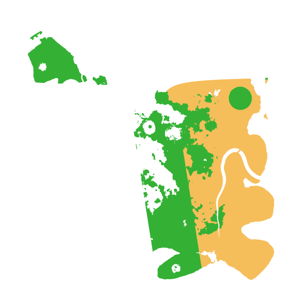 Biome Rust Map: Procedural Map, Size: 3500, Seed: 1112424833