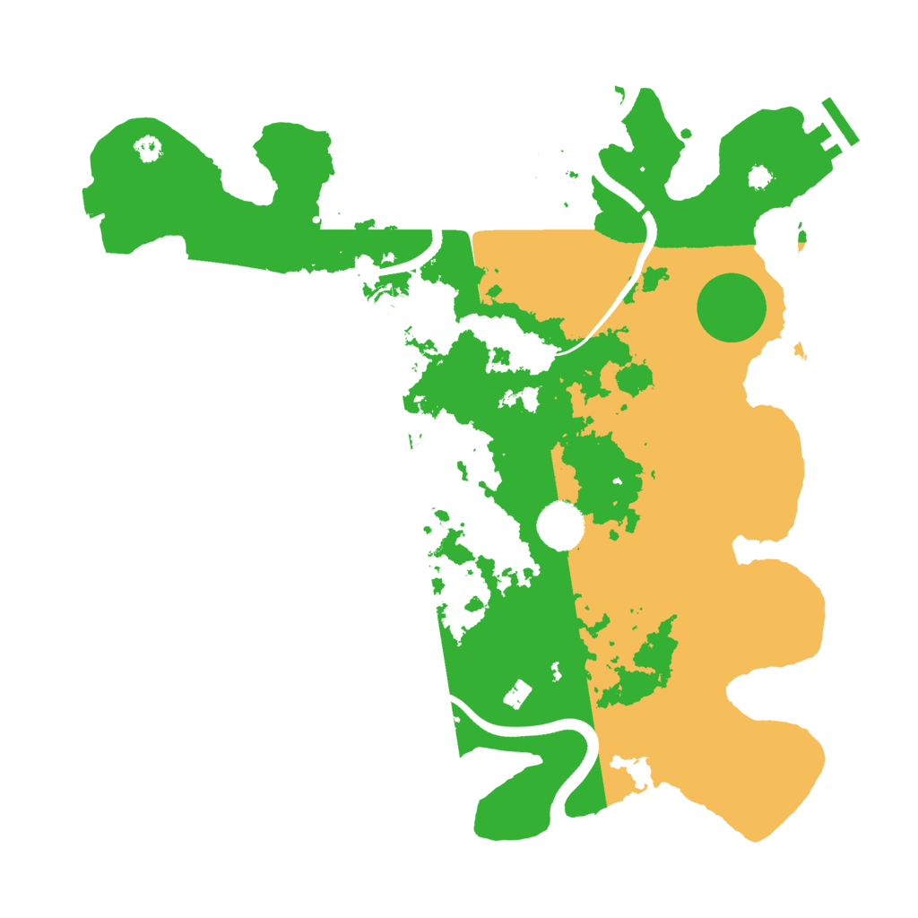 Biome Rust Map: Procedural Map, Size: 3500, Seed: 1112424833