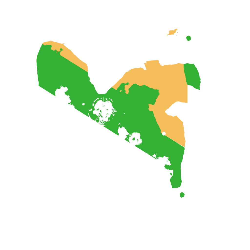 Biome Rust Map: Procedural Map, Size: 2000, Seed: 454091448