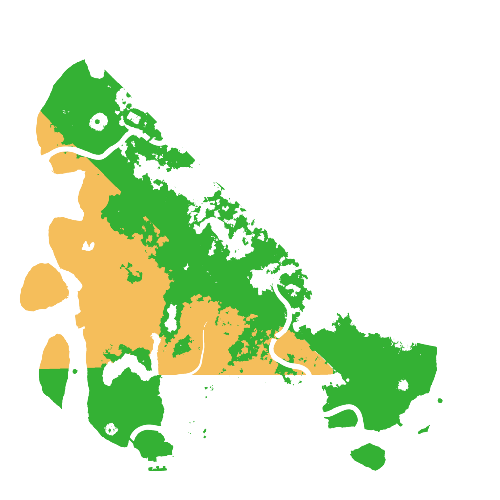 Biome Rust Map: Procedural Map, Size: 4250, Seed: 868903802