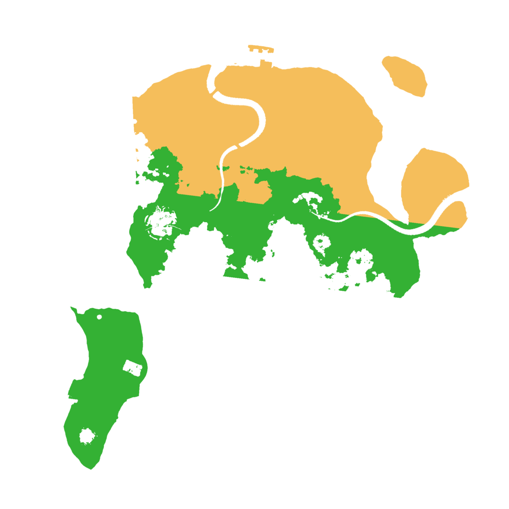 Biome Rust Map: Procedural Map, Size: 3000, Seed: 920640740