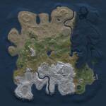 Thumbnail Rust Map: Procedural Map, Size: 4000, Seed: 1502561459, 13 Monuments