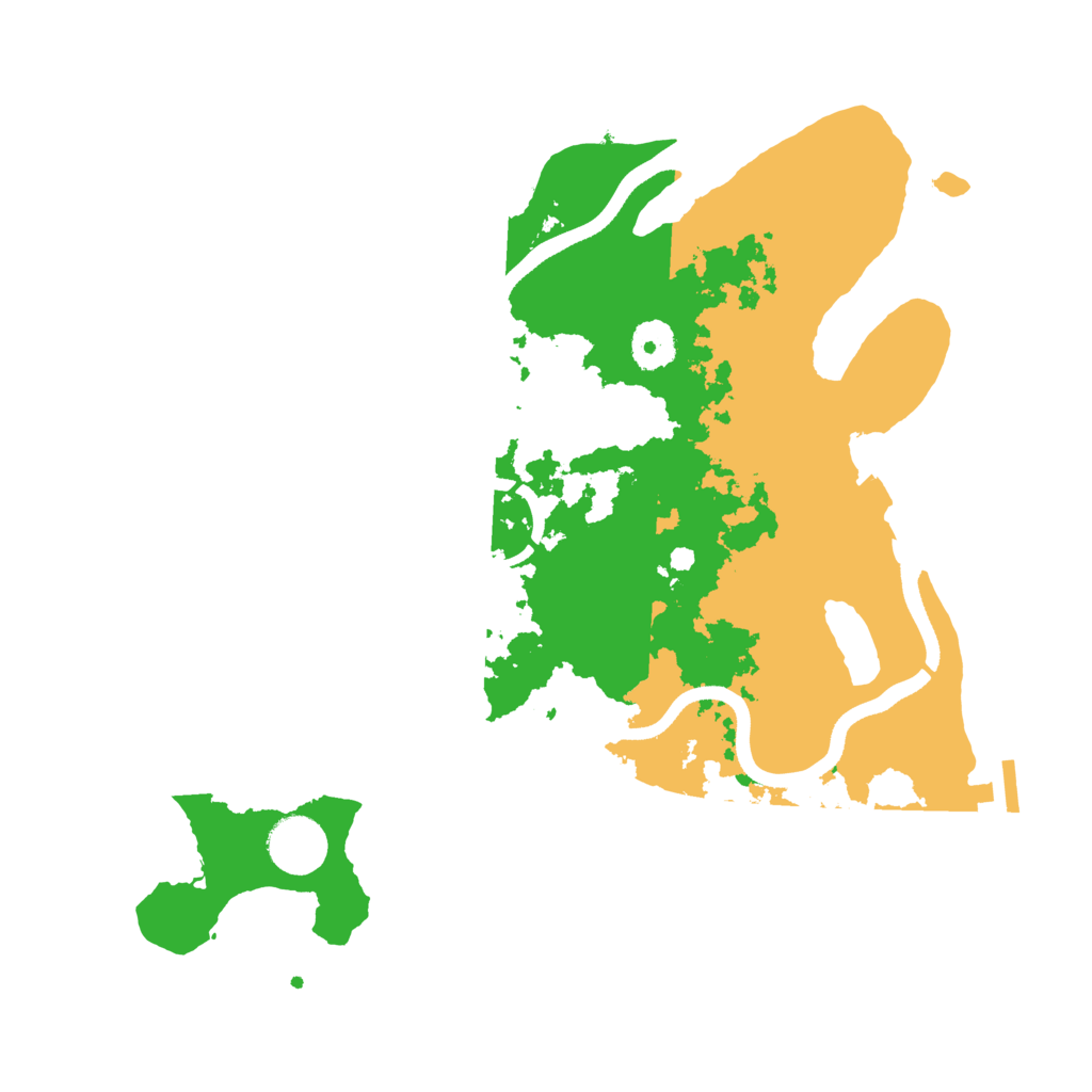 Biome Rust Map: Procedural Map, Size: 3500, Seed: 730715692