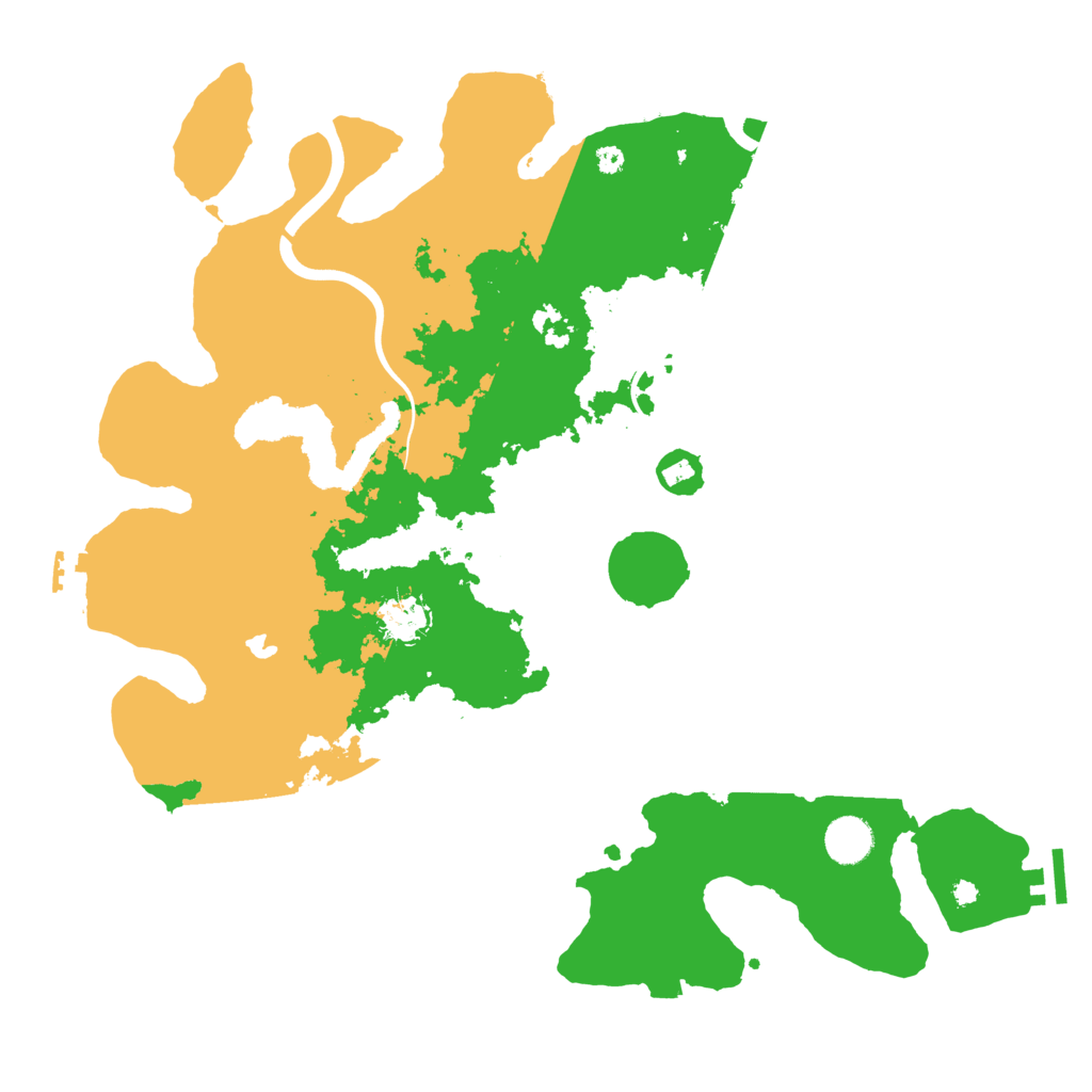 Biome Rust Map: Procedural Map, Size: 4000, Seed: 1861099809