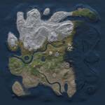 Thumbnail Rust Map: Procedural Map, Size: 3500, Seed: 11344581, 11 Monuments