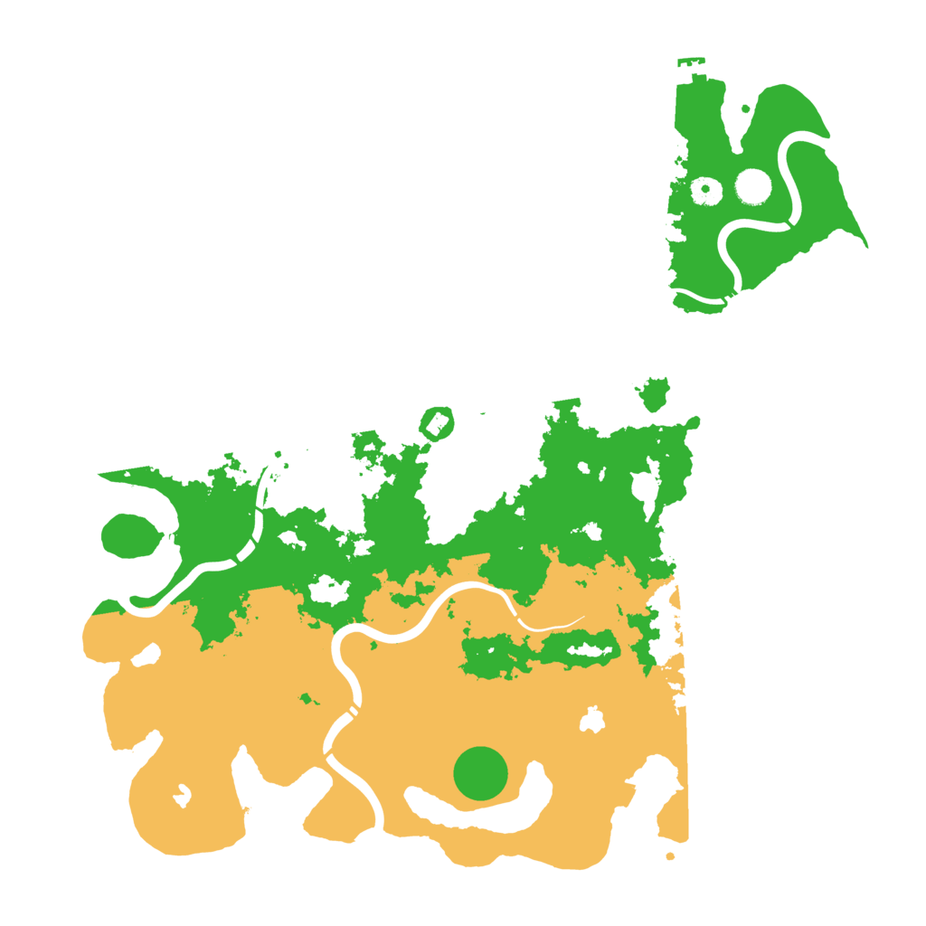 Biome Rust Map: Procedural Map, Size: 4500, Seed: 583680821