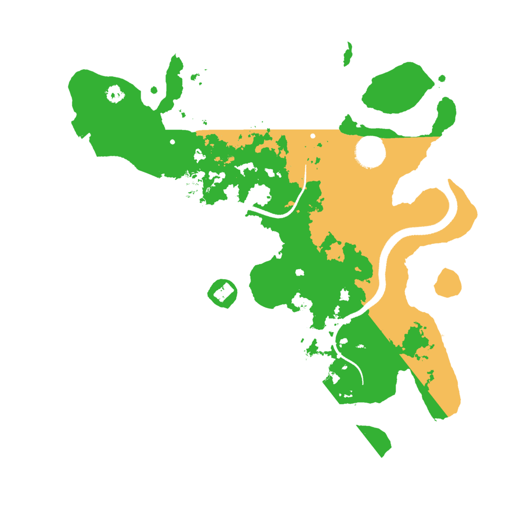 Biome Rust Map: Procedural Map, Size: 3000, Seed: 1229495942
