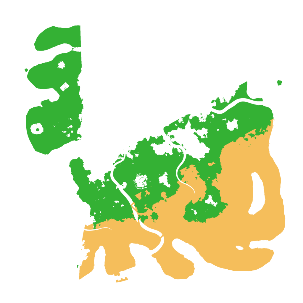 Biome Rust Map: Procedural Map, Size: 3800, Seed: 203044535