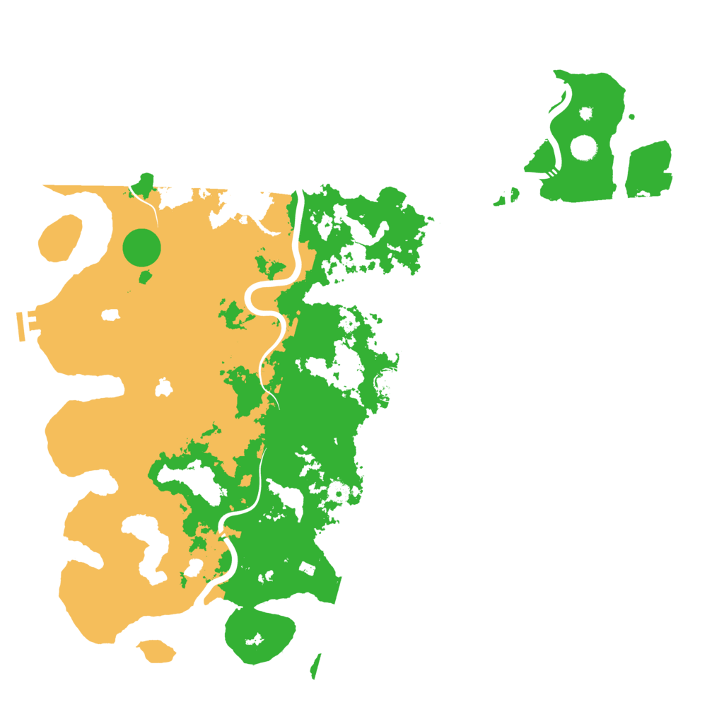 Biome Rust Map: Procedural Map, Size: 5000, Seed: 237188464