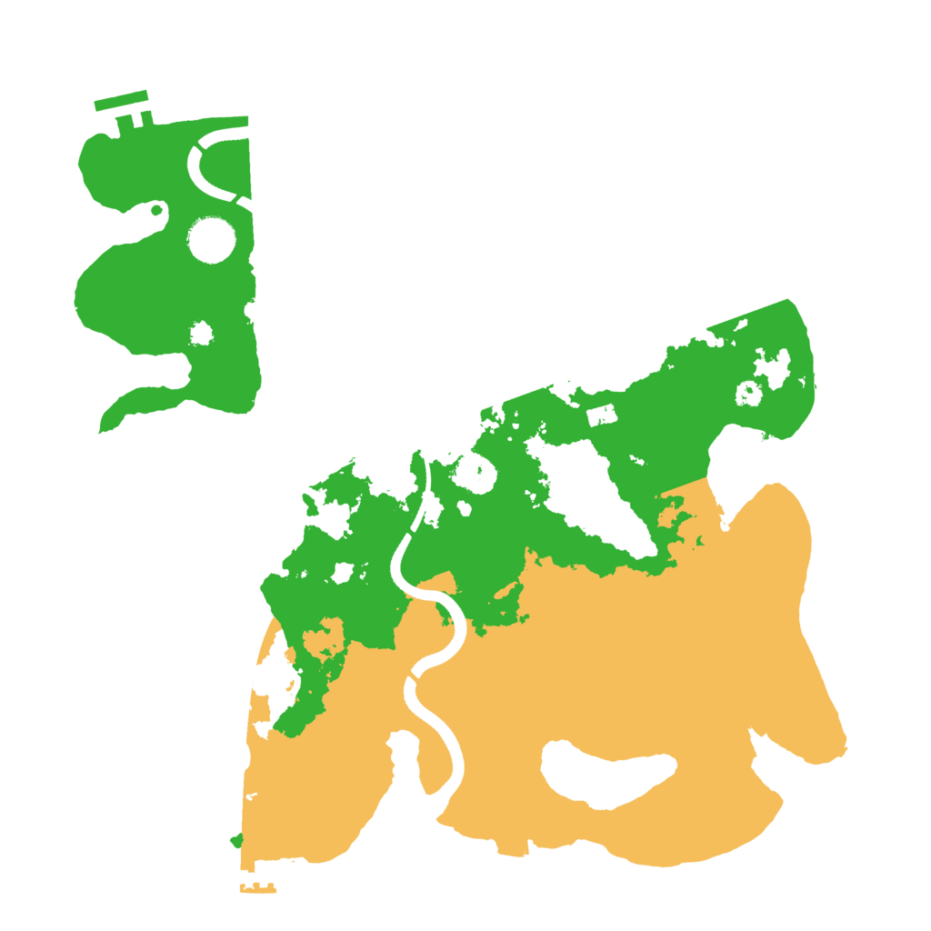 Biome Rust Map: Procedural Map, Size: 3500, Seed: 1656667168