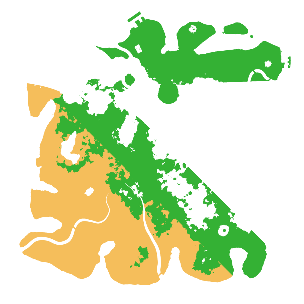 Biome Rust Map: Procedural Map, Size: 4050, Seed: 943993779