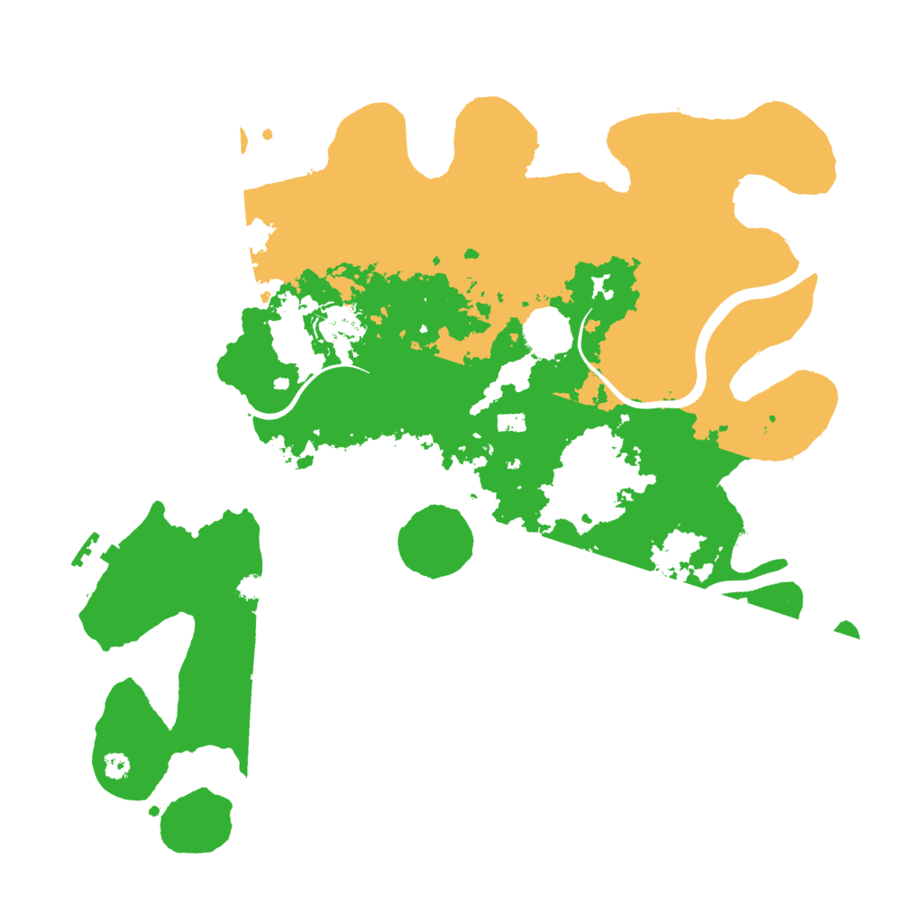 Biome Rust Map: Procedural Map, Size: 3500, Seed: 1566556128