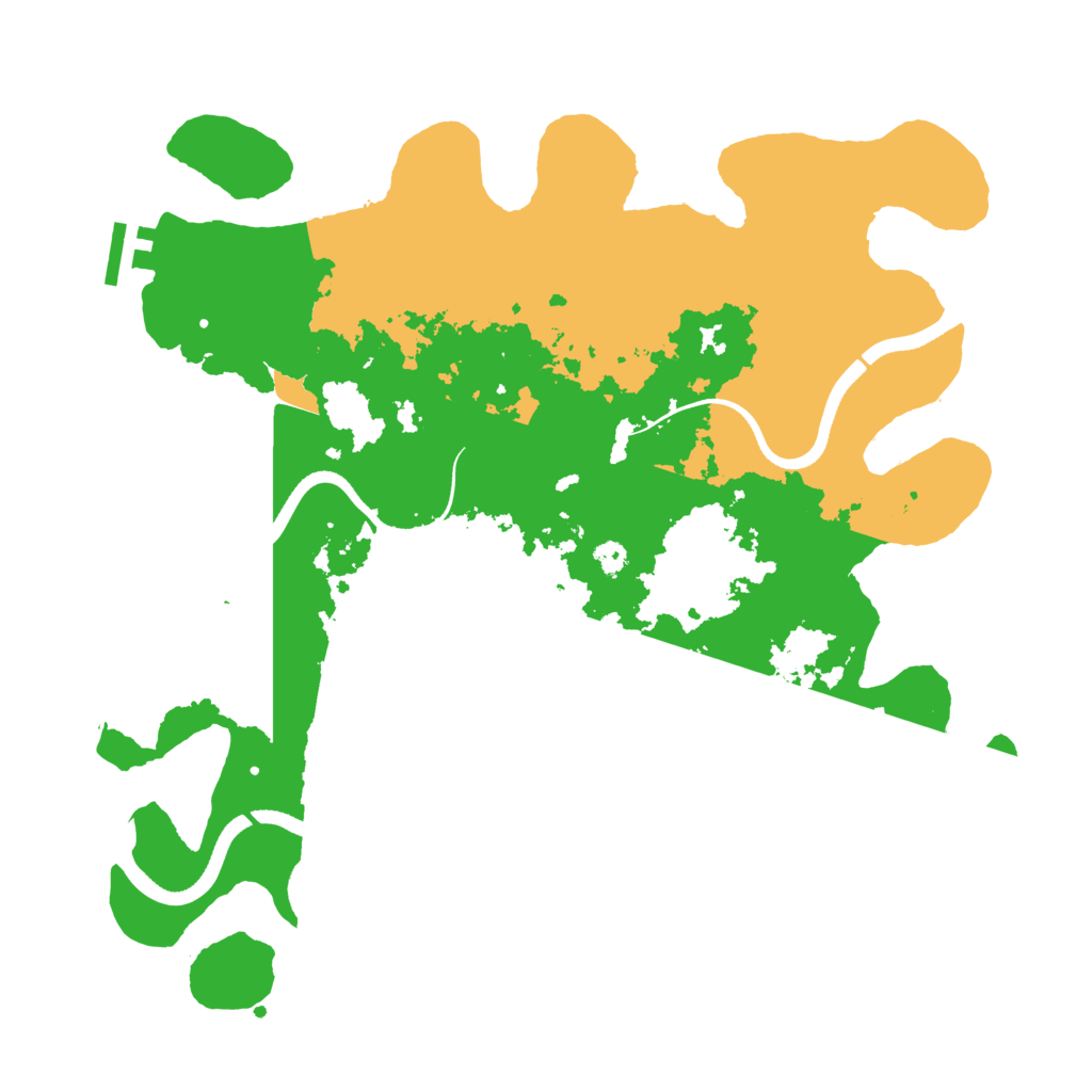 Biome Rust Map: Procedural Map, Size: 3500, Seed: 1566556128