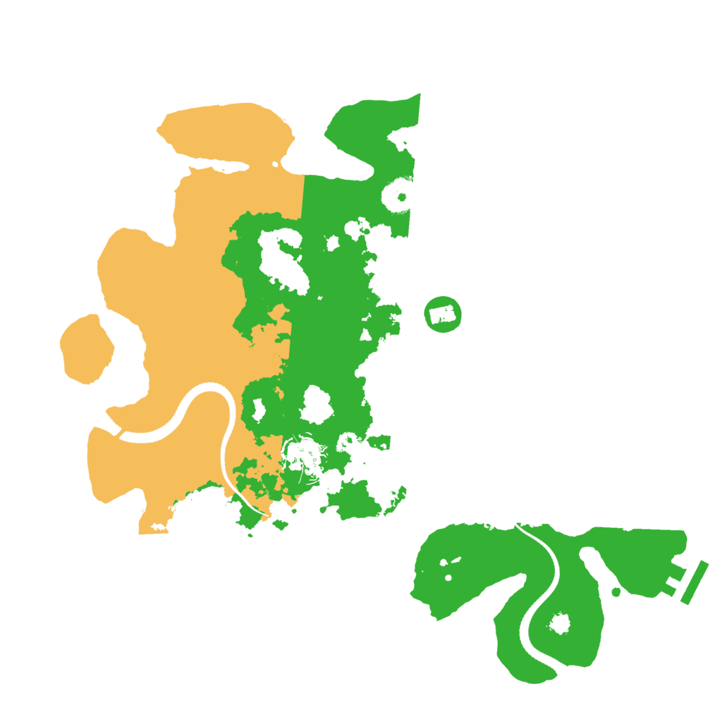 Biome Rust Map: Procedural Map, Size: 3160, Seed: 287825136