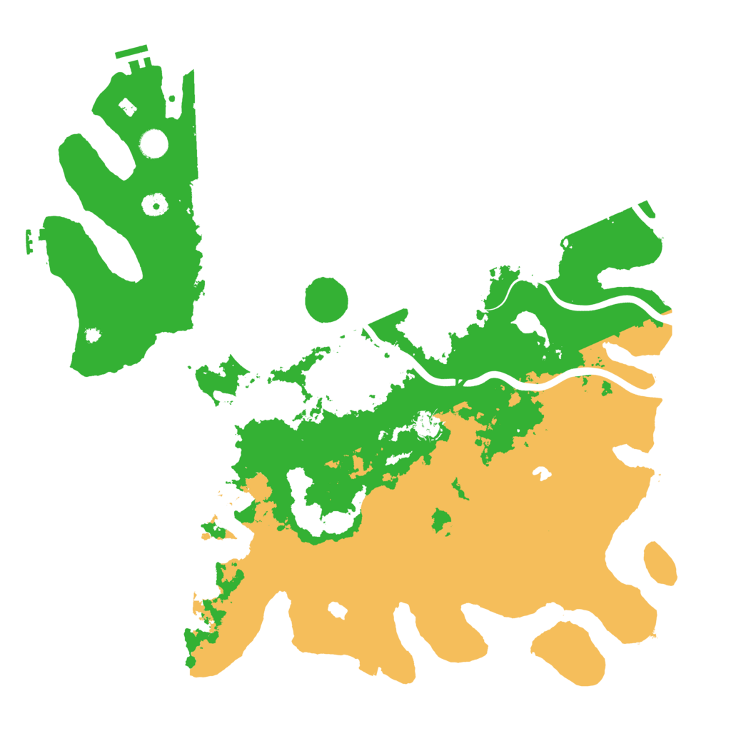 Biome Rust Map: Procedural Map, Size: 4500, Seed: 959635571