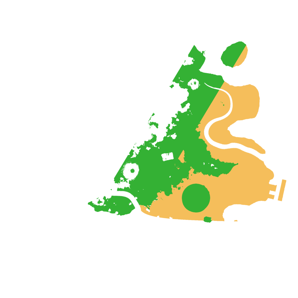 Biome Rust Map: Procedural Map, Size: 2800, Seed: 928548488