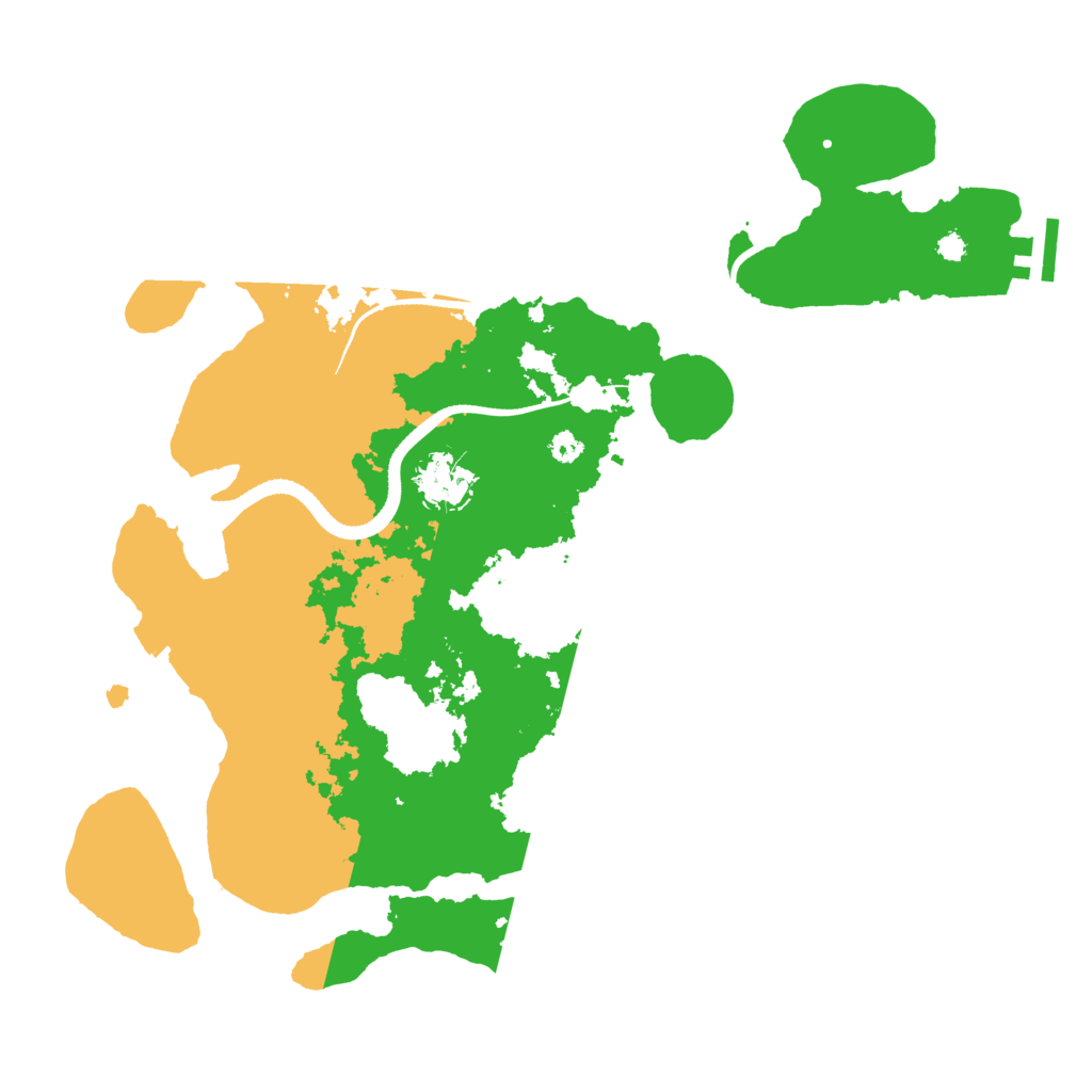 Biome Rust Map: Procedural Map, Size: 3500, Seed: 1750575595