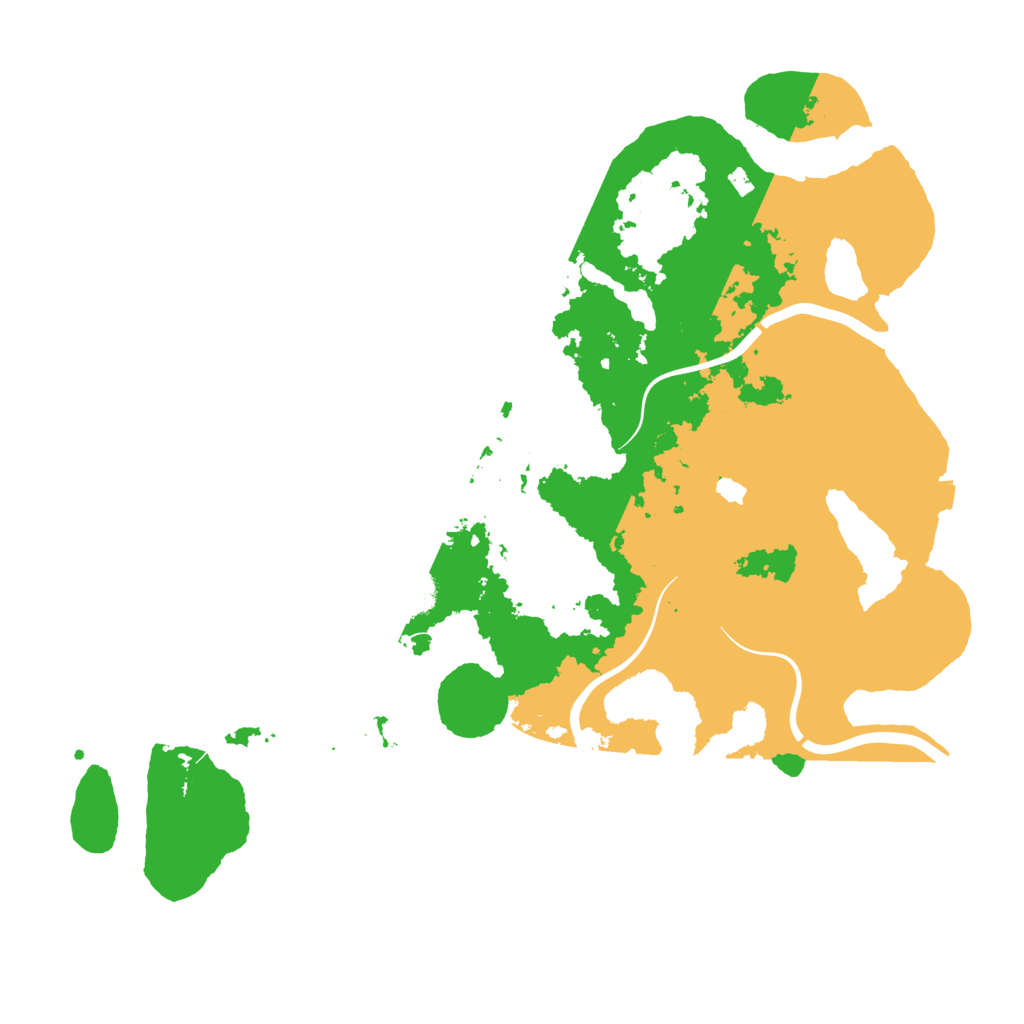 Biome Rust Map: Procedural Map, Size: 4096, Seed: 927729798