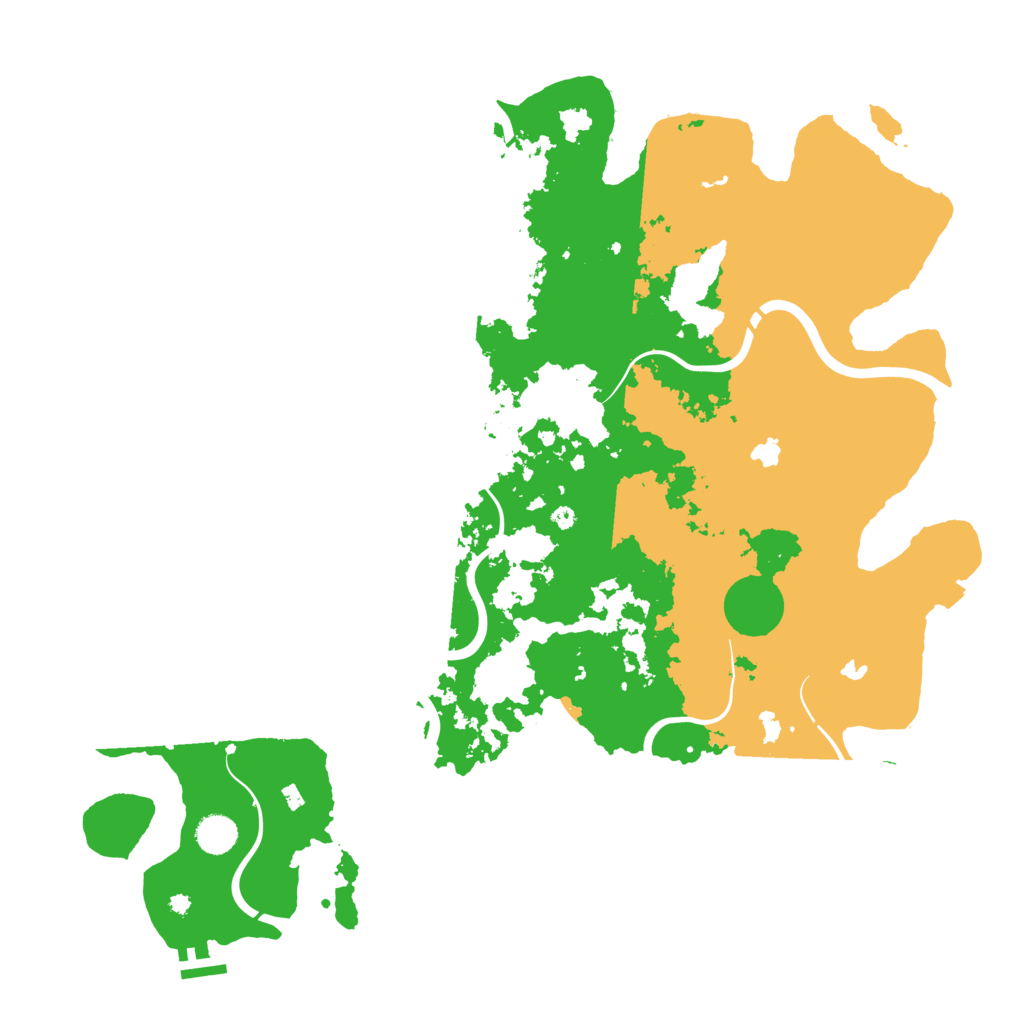 Biome Rust Map: Procedural Map, Size: 4500, Seed: 536303597