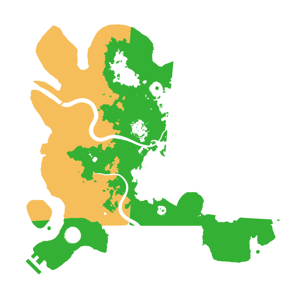 Biome Rust Map: Procedural Map, Size: 3250, Seed: 1497618452