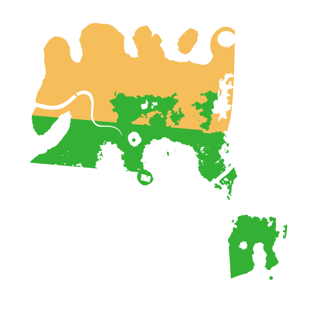 Biome Rust Map: Procedural Map, Size: 3500, Seed: 45650