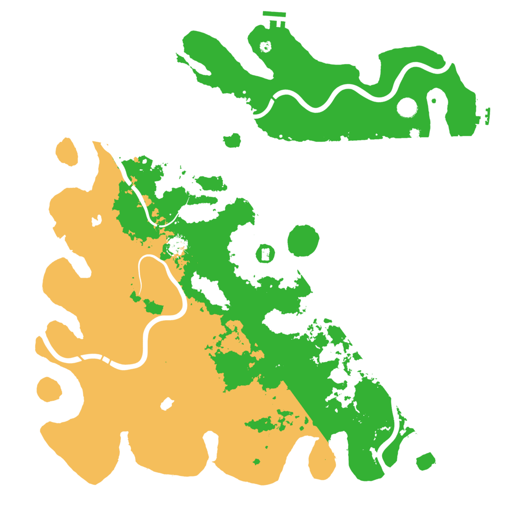 Biome Rust Map: Procedural Map, Size: 4500, Seed: 27564