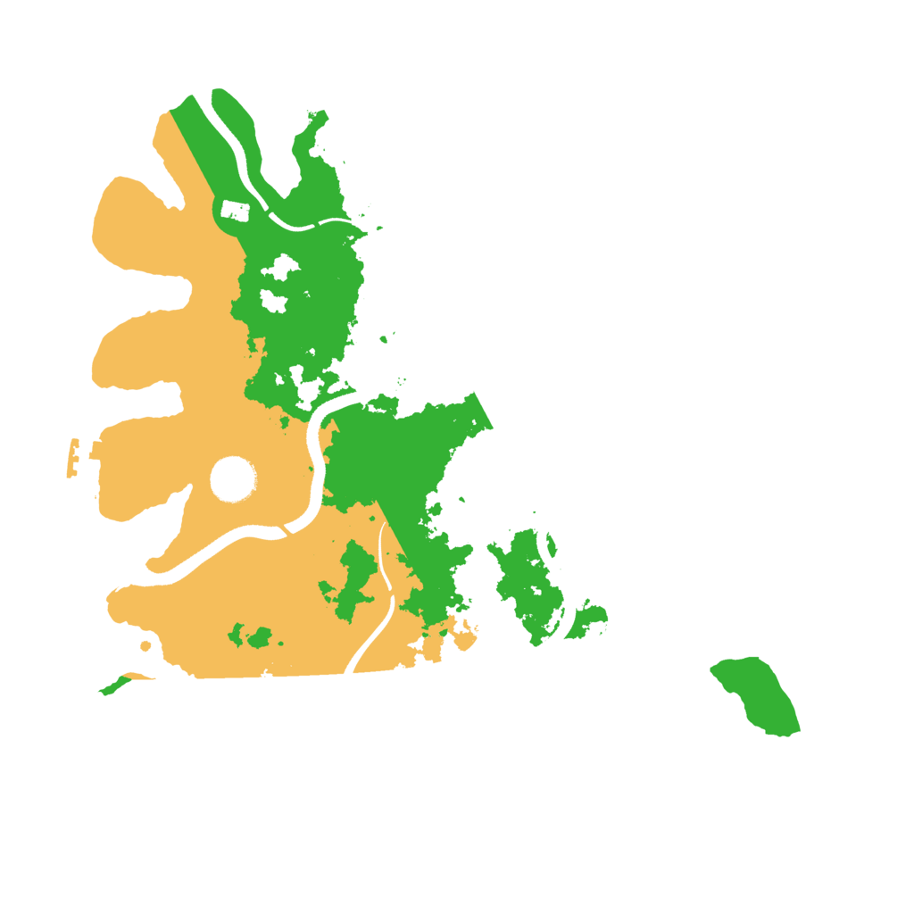 Biome Rust Map: Procedural Map, Size: 3500, Seed: 1883191401