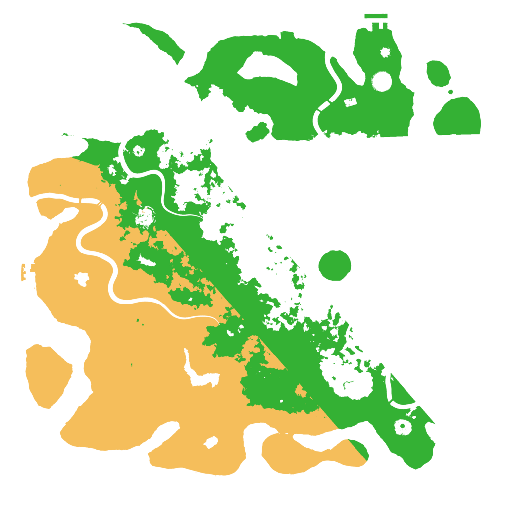 Biome Rust Map: Procedural Map, Size: 4500, Seed: 666388149